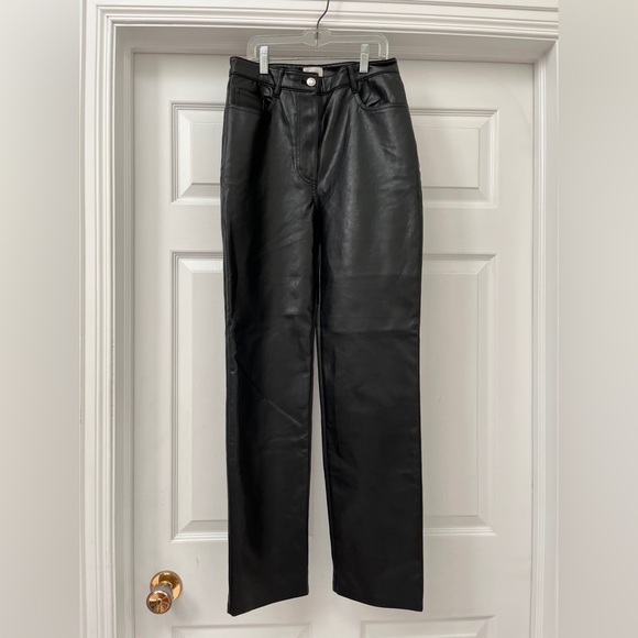 Wilfred Pants - Wilfred faux leather ladies small Black Pants